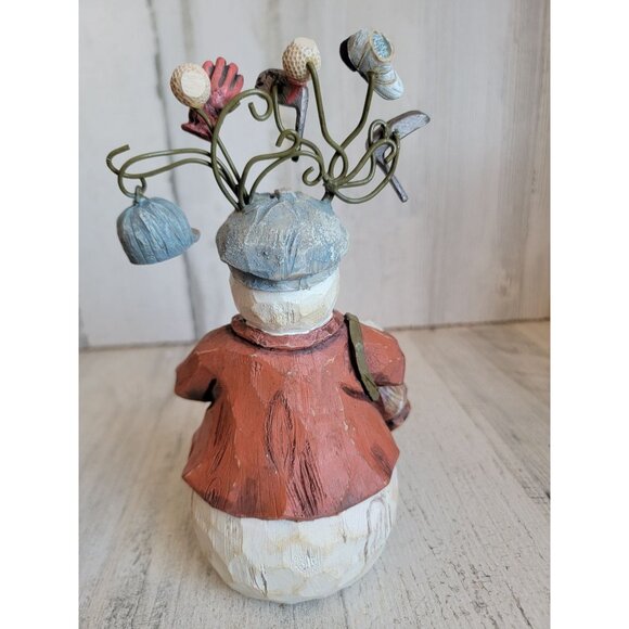 Unique snowman golf golfing club xmas home decor rustic unique - Picture 4 of 5